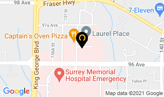 Kinsmen Place Lodge in Surrey map