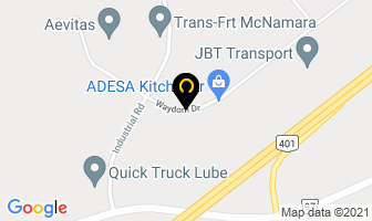 Kitchener Auto Auction in Ayr map