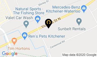 Kitchener Auto Restoration Services in Kitchener map
