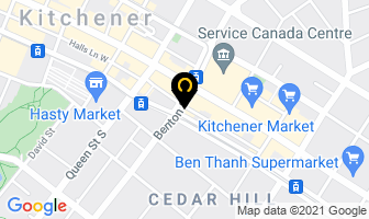 Kitchener Blues Community in Kitchener map