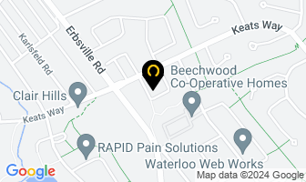 Kitchener Waterloo Cleaning Services in Waterloo map