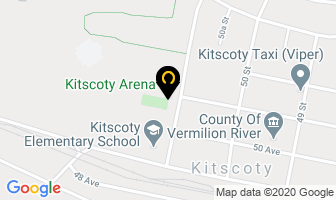 Kitscoty Arena in Kitscoty map