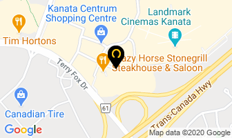 Kiwi Kraze in Kanata map