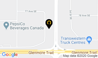 Kiwi Plumbing in Calgary map