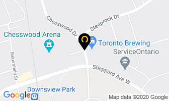 Kjv Courier Services in North York map