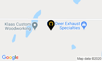 Klaas Custom Woodworking in Blackfalds map