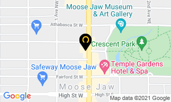 Klassen Graphics in Moose Jaw map