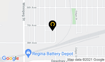 Klean King Vac Ltd in Regina map