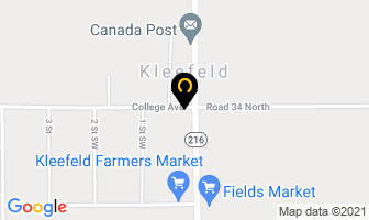 Kleefeld Christian Community in Division No. 22 map