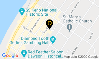 Klondike Outreach in Division No. 19, Unorganized map