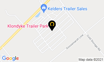 Klondyke Trailer Park in Westlock map
