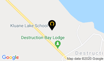 Kluane Lake School in Whitehorse map