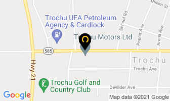 Kneehill Funeral Services Ltd in Trochu map