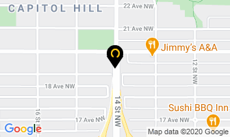 Knibbe John C Professional Corporation in Calgary map