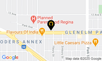 Knight Archer Insurance in Regina map