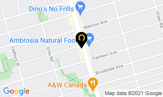 Knitting Place in Orillia map