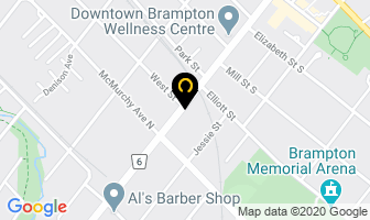 Knowledge Bookstore in Brampton map
