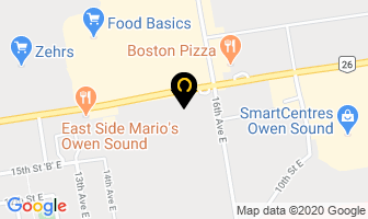 Koffee Korner in Owen Sound map