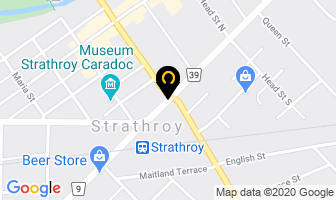 Kokomo's in Strathroy map