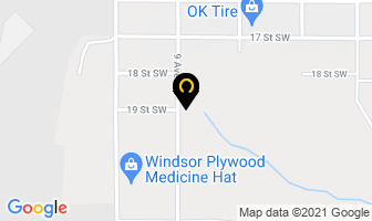 Komat Drilling Ltd in Medicine Hat map