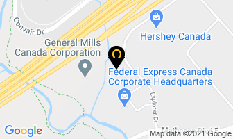 Konica Minolta Business Solutions Canada Ltd in Mississauga map