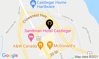 Kootenay Centre Cinemas in St. Thomas map