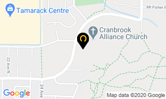 Kootenay Christian Academy in Cranbrook map