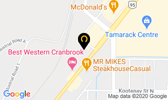 Kootenay Country Inn in Cranbrook map