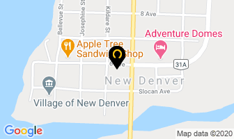 Kootenay Savings Credit Union in New Denver map