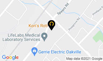Kori's Roti Stop in Burlington map