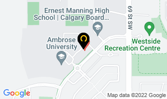Koru Family Psychology in Calgary map