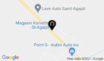 Korvette in Saint-Agapit map