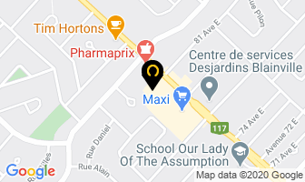 Koza Pizza in Blainville map