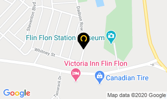 Kozar Construction in Flin Flon map