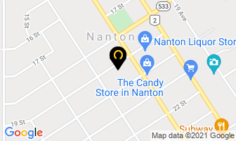 Kozy Korner in Nanton map
