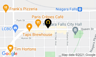 Kreze Denture Clinic in Niagara Falls map