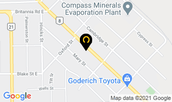 Kris's Car Care in Goderich map