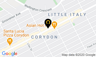 Kristina's On Corydon in Winnipeg map