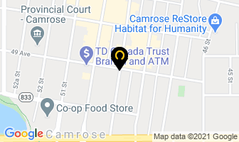 Kroeger Financial Services in Camrose map