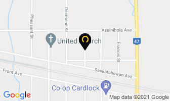 Krueger's Plumbing & Heating in Grenfell map