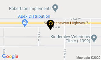 Kudu Industries in Kindersley map