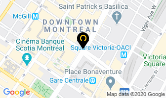 Kuehne + Nagelopen Transborder in Montreal map