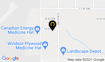 Kurt's Iron Works Ltd in Medicine Hat map