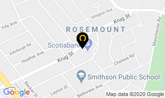 Kw Insurance Brokers in Kitchener map