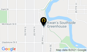 Kwan's Southside Greenhouse in Swift Current map