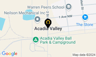Kwtow in Acadia Valley map