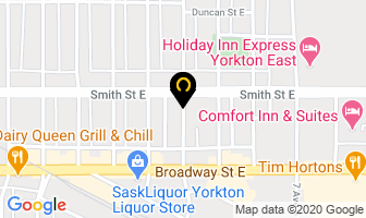 Kyla Eiffert Leland Campbell Llp in Yorkton map
