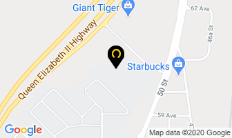 L A Printing Ltd in Leduc map