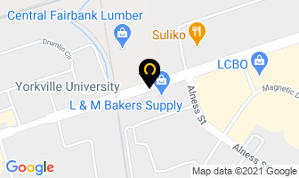 L & M Bakers Supply Co in North York map