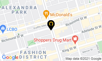 La Ads Inc in Toronto map